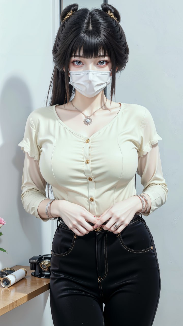 小贩跟路人